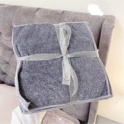Sét 10 khăn lau tay lau bếp 2 mặt 2 chất liệu, màu ghi sạch sẽ. nhatle.store2 3