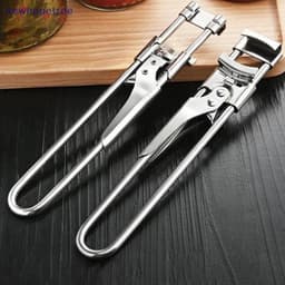 NTVN Dụng cụ mở chai có thể điều chỉnh bằng thép không gỉ Chai thủ công có thể điều chỉnh Dụng cụ mở tay yếu Dễ dàng giữ Phụ kiện nhà bếp Bộ OIK 9
