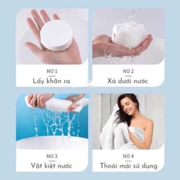Khăn Tắm Nén Dùng Một Lần 70x140cm Cotton Mềm Mại Khăn Du Lịch Khăn Tắm Tiện Lợi 8