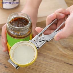 NTVN Dụng cụ mở chai có thể điều chỉnh bằng thép không gỉ Chai thủ công có thể điều chỉnh Dụng cụ mở tay yếu Dễ dàng giữ Phụ kiện nhà bếp Bộ OIK 6