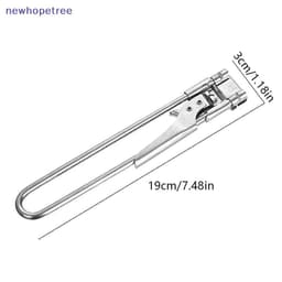 NTVN Dụng cụ mở chai có thể điều chỉnh bằng thép không gỉ Chai thủ công có thể điều chỉnh Dụng cụ mở tay yếu Dễ dàng giữ Phụ kiện nhà bếp Bộ OIK 5