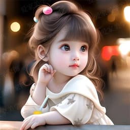 Tranh Dán Tường Cô Gái Dễ Thương, Poster Trang Trí Phòng Ngủ & Tủ Lạnh Công Chúa 4