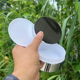 Combo 20 Hủ K200 xi bạc toàn thân - 200gr - kích thước 10x5cm - Có nắp lót chống tràn - Đựng kem trộn Đựng kem body 3