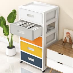 Tủ Nhựa Để Đồ 4 5 6 tầng có ngăn kéo Đa Năng, Kệ Để Đồ Tiện Lợi 6