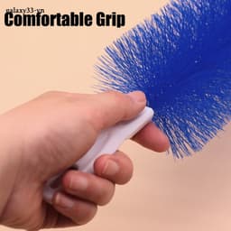 Combo 2 Chổi Cước Xanh Rửa Xe Đa Năng (45cm), Cọ Dài Vệ Sinh Vành Mâm Bánh Xe, Bàn Chải Chà Lốp 6