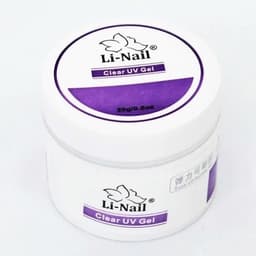 Gel đắp móng Li-nail chính hãng 20g đậm đặc không nóng, màu trong suốt Làm Nail 1