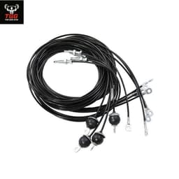 Dây Cáp Nâng Tạ Bọc Nhựa Dài 2.5m - 2m Dùng Cho Máy Phòng GYM, Dụng Cụ Tập Tại Nhà 3