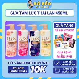 Sữa tắm Lux hương nước hoa 450ml Thái Lan thơm lâu dưỡng da trắng mịn và cấp ẩm 1