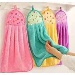 Khăn lau tay treo tường nhà bếp hình chiếc váy màu sắc xinh xắn dễ thương hai mặt 1
