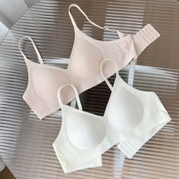 Áo Lót Nữ Đệm Mỏng Không Gọng Nâng Ngực Chống Chảy Xệ, Áo Lót Bra Cổ Chữ V Phù Hợp Với Nhiều Vóc Dáng - A15 1