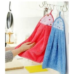 Khăn lau tay treo tường nhà bếp hình chiếc váy màu sắc xinh xắn dễ thương hai mặt 3