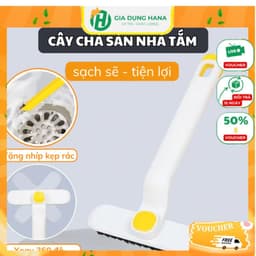 Cây Chà Sàn Nhà Tắm Kèm Nhíp Gắp Rác 2 Trong 1 Chổi Cọ Nhà Vệ Sinh Thiết Kế Xoay 360 Độ Cọ Sạch Khe Hẹp Và Góc Tường 1