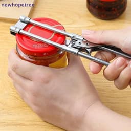 NTVN Dụng cụ mở chai có thể điều chỉnh bằng thép không gỉ Chai thủ công có thể điều chỉnh Dụng cụ mở tay yếu Dễ dàng giữ Phụ kiện nhà bếp Bộ OIK 2