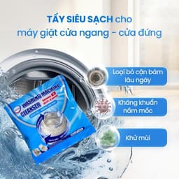 [Mua 6 tặng 4] Combo 10 túi bột tẩy lồng giặt Gochy 150gr - tẩy lồng, vệ sinh máy giặt hiệu quả 4
