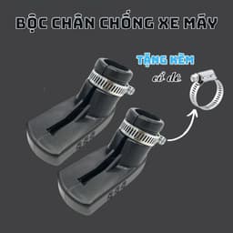 Đế cao su bọc chân chống xe máy có cổ dê đi kèm loại đế dầy gắng mọi dòng xe 1