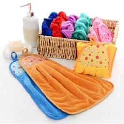 Khăn lau tay treo tường nhà bếp hình chiếc váy màu sắc xinh xắn dễ thương hai mặt 5