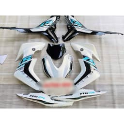 Bộ nhựa dàn áo Exciter 155 trắng đen có kèm tem 1