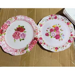 đĩa nhựa phíp hình hoa, bày hoa quả, bánh kẹo, đồ ăn… 3