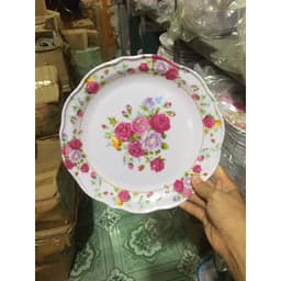 đĩa nhựa phíp hình hoa, bày hoa quả, bánh kẹo, đồ ăn… 8
