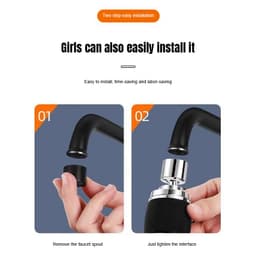 Kaiyo Đầu vòi rửa bát tăng áp - 3 Chế độ phun cực mạnh, xoay 360 - Sử dụng cho bồn rửa chén 4