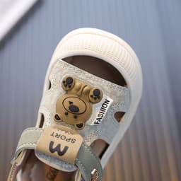 [HOT]  Sandal tập đi sandal cho bé sandal chống vấp đế mềm êm chân dép gấu mẫu mới nhất [B36] 5