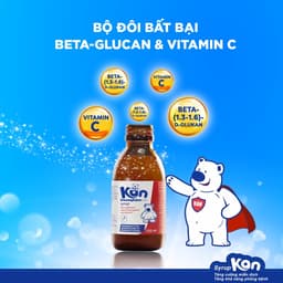 Siro Kan ImunoGlukan hỗ trợ miễn dịch nâng cao sức đề kháng cho bé - Nhập khẩu Châu Âu chai 120ml 4