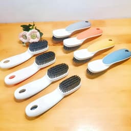 Bàn Chải Lông Mềm Đánh Giày, Chà Sàn, Vệ Sinh Nhà Tắm, Giặt Đồ - Nhựa PPM - 100gram - 17*3 - Đa Chức Năng 6