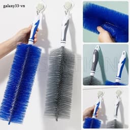 Combo 2 Chổi Cước Xanh Rửa Xe Đa Năng (45cm), Cọ Dài Vệ Sinh Vành Mâm Bánh Xe, Bàn Chải Chà Lốp 8