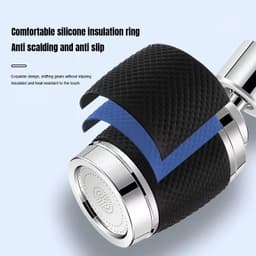 Kaiyo Đầu vòi rửa bát tăng áp - 3 Chế độ phun cực mạnh, xoay 360 - Sử dụng cho bồn rửa chén 6