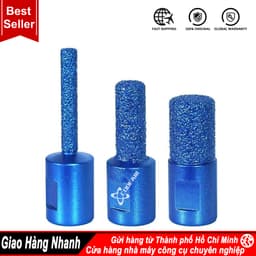 Combo 3 Mũi Mài Kim Cương Ren M10 Gắn Máy Mài Góc 100mm Nhiều Kích Thước 1