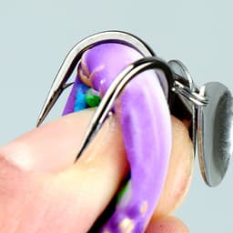 3.5cm / 5.4g Ếch Mềm Mồi Câu Cá Mini Mềm Mồi Đôi Nâng Móc Top Tia Nước Ếch Mồi Nhân Tạo 6