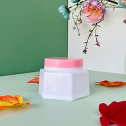 Combo 50 Hủ nhựa Lục Giác - 200gr - hủ rỗng - có nắp lót chống tràn - Đựng Kem body 8