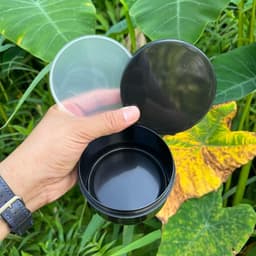 Giá Sỉ 100 hủ nhựa S250 màu đen - 250gr, có nắp lót chống tràn - Đựng Kem Body Đựng kem trộn. hudung 4