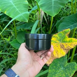 Giá Sỉ 100 hủ nhựa S250 màu đen - 250gr, có nắp lót chống tràn - Đựng Kem Body Đựng kem trộn. hudung 6