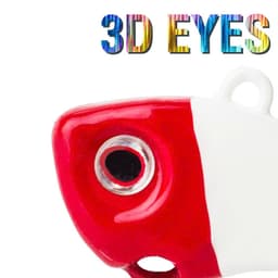 Mồi Câu Cá Giả VIB Lure Kim Loại Xoay Mắt 3D MO43 6