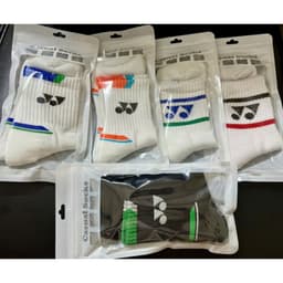 Tất Cầu Lông, Tennis YONEX Sọc Viền Dày Dặn, Túi Zip 1