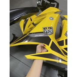 Dàn áo Exciter 150 vàng đen tặng kèm tem 2