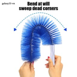 Combo 2 Chổi Cước Xanh Rửa Xe Đa Năng (45cm), Cọ Dài Vệ Sinh Vành Mâm Bánh Xe, Bàn Chải Chà Lốp 5