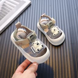 [HOT]  Sandal tập đi sandal cho bé sandal chống vấp đế mềm êm chân dép gấu mẫu mới nhất [B36] 2