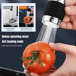 Kaiyo Đầu vòi rửa bát tăng áp - 3 Chế độ phun cực mạnh, xoay 360 - Sử dụng cho bồn rửa chén 7