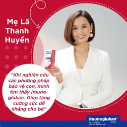 Siro Kan ImunoGlukan hỗ trợ miễn dịch nâng cao sức đề kháng cho bé - Nhập khẩu Châu Âu chai 120ml 6