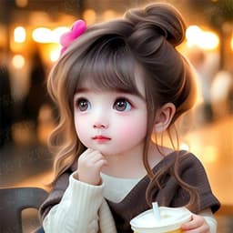 Tranh Dán Tường Cô Gái Dễ Thương, Poster Trang Trí Phòng Ngủ & Tủ Lạnh Công Chúa 3
