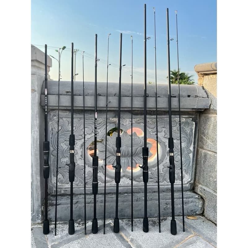 Cần Câu Lure Sói Đen War Wolf Máy Đứng, Máy Ngang- Cần Câu Giá Rẻ Học Sinh Siêu Dẻo Chuyên Lóc, Chẽm + Có Bán Lẻ Ngọn