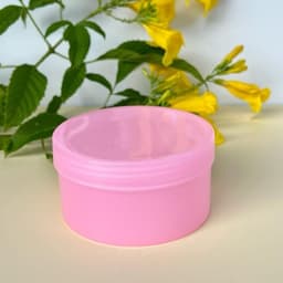 Giá Sỉ 50 hủ nhựa S250 màu hồng - 250gr, có nắp lót chống tràn - Đựng Kem Body Đựng kem trộn 2
