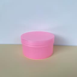 Giá Sỉ 50 hủ nhựa S250 màu hồng - 250gr, có nắp lót chống tràn - Đựng Kem Body Đựng kem trộn 5