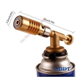 Khò gas mini đồng nguyên khối tự động, nhiệt độ 1300°C, lý tưởng cho việc hàn và thi công. 3