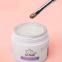Gel đắp móng Li-nail chính hãng 20g đậm đặc không nóng, màu trong suốt Làm Nail 3