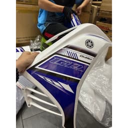 Bộ dàn áo Exciter 135 trắng xanh 2011-2012-2014 có kèm tem in 4