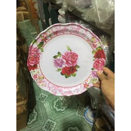 đĩa nhựa phíp hình hoa, bày hoa quả, bánh kẹo, đồ ăn… 9