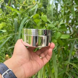 Combo 20 Hủ K200 xi bạc toàn thân - 200gr - kích thước 10x5cm - Có nắp lót chống tràn - Đựng kem trộn Đựng kem body 6